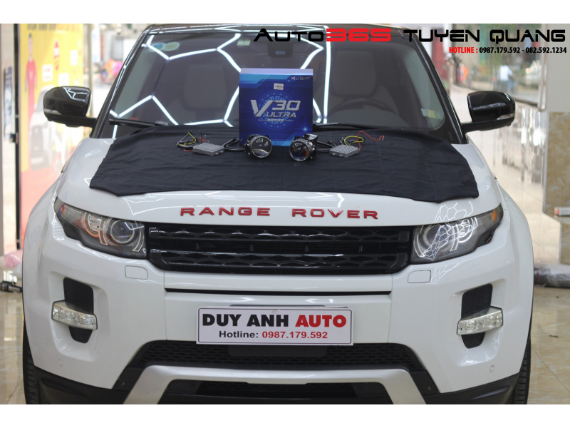 Độ đèn nâng cấp ánh sáng Nâng cấp bi pha Xlight V30 ultra tăng sang cho Ranger Rover